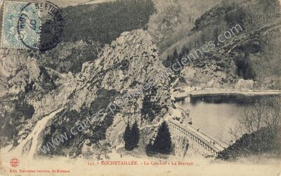 Carte postale ancienne Rochetaillee — Saint-Étienne (Loire)