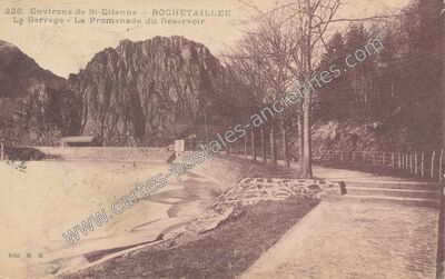 Carte postale ancienne Rochetaillee — Saint-Étienne (Loire)
