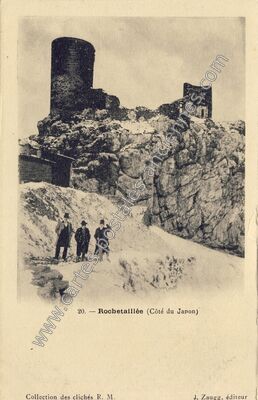 Carte postale ancienne Rochetaillee — Saint-Étienne (Loire)