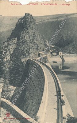 Carte postale ancienne Rochetaillee — Saint-Étienne (Loire)