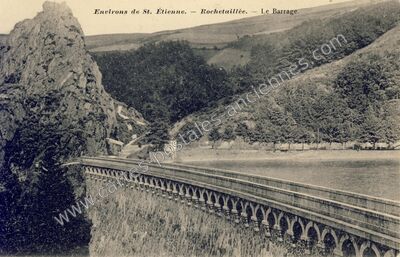 Carte postale ancienne Rochetaillee — Saint-Étienne (Loire)