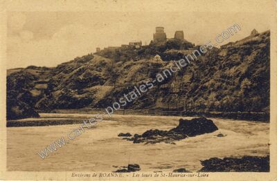 Carte postale ancienne St Maurice sur Loire — Saint-Jean-Saint-Maurice-sur-Loire (Loire)