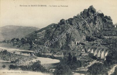 Carte postale ancienne Le Pertuiset — Unieux (Loire)