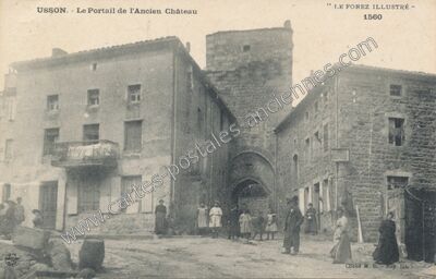 Carte postale ancienne Usson — Usson-en-Forez (Loire)