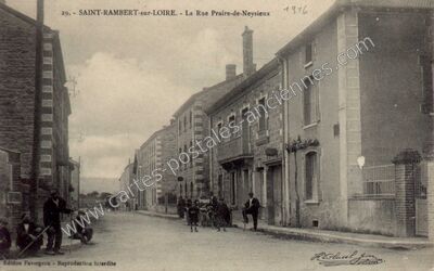 Carte postale ancienne St Rambert sur Loire — Saint-Just-Saint-Rambert (Loire)