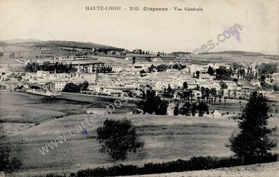 Carte postale ancienne Craponne — Craponne-sur-Arzon (Haute-Loire)
