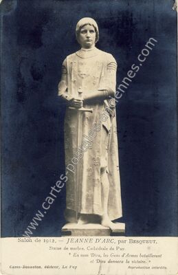 Carte postale ancienne Jeanne d'Arc — Le Puy-en-Velay (Haute-Loire)