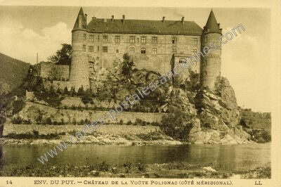 Carte postale ancienne La Voute Polignac — Lavoûte-sur-Loire (Haute-Loire)