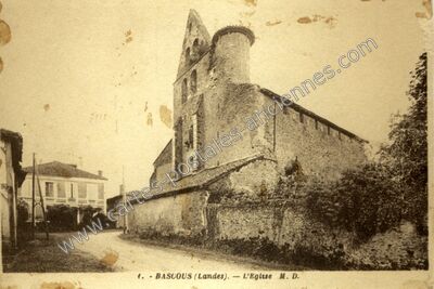 Carte postale ancienne Bascous — Non Localisée (Landes)