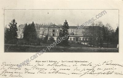 Carte postale ancienne Le Grand Séminaire — Aire-sur-l'Adour (Landes)