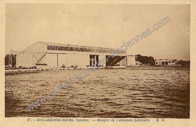 Carte postale ancienne Biscarrosse Bourg — Biscarrosse (Landes)