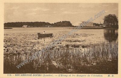 Carte postale ancienne Biscarrosse Bourg — Biscarrosse (Landes)