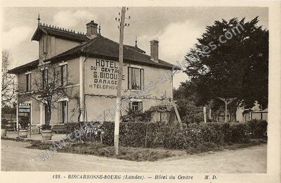 Carte postale ancienne Biscarrosse Bourg — Biscarrosse (Landes)