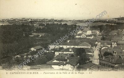 Carte postale ancienne Capbreton sur Mer — Capbreton (Landes)
