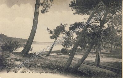 Carte postale ancienne Hossegor pittoresque — Capbreton (Landes)