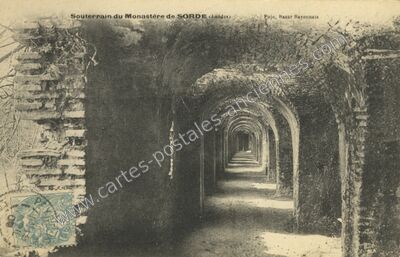 Carte postale ancienne Sorde — Habas (Landes)