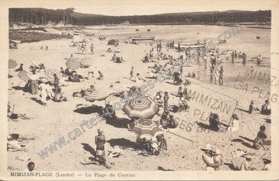 Carte postale ancienne Mimizan Plage — Mimizan (Landes)