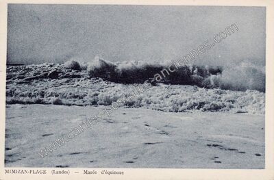 Carte postale ancienne Mimizan Plage — Mimizan (Landes)