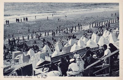 Carte postale ancienne Mimizan Plage — Mimizan (Landes)