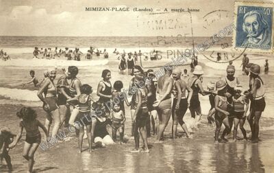 Carte postale ancienne Mimizan Plage — Mimizan (Landes)
