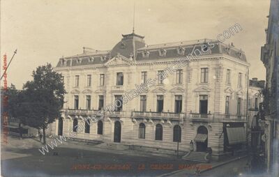 Carte postale ancienne Le Cercle Militaire — Mont-de-Marsan (Landes)