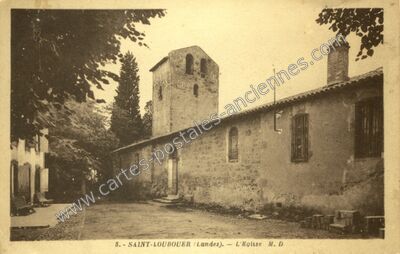 Carte postale ancienne Loubouer — Saint-Loubouer (Landes)