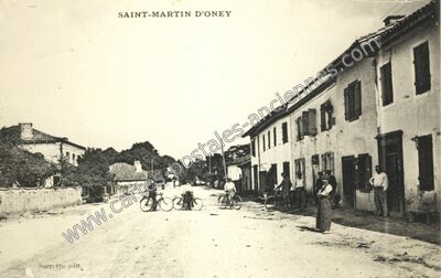 Carte postale ancienne Saint-Martin-d'Oney