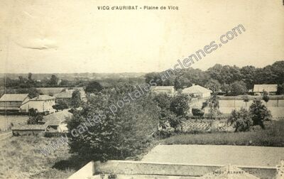 Carte postale ancienne Vicq-d'Auribat