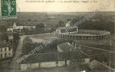 Carte postale ancienne Villeneuve-de-Marsan