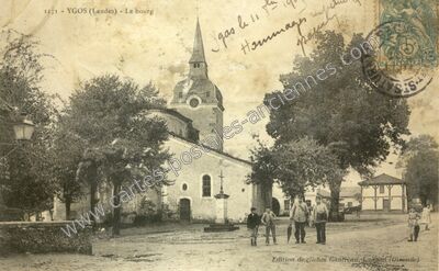 Carte postale ancienne Ygos-Saint-Saturnin
