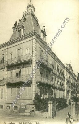 Carte postale ancienne Les Thermes — Dax (Landes)