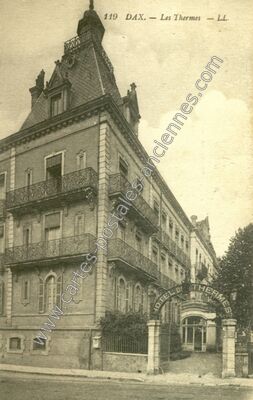 Carte postale ancienne Les Thermes — Dax (Landes)