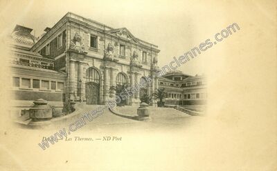 Carte postale ancienne Les Thermes — Dax (Landes)