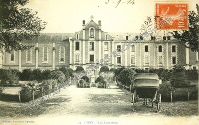 Carte postale ancienne Les Lazaristes — Dax (Landes)