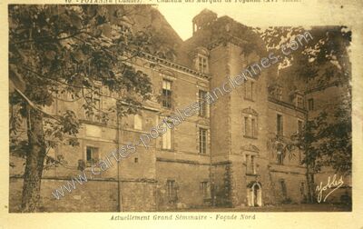 Carte postale ancienne Château des Marquis de Poyanné (XVIe siècle) — Poyanne (Landes)
