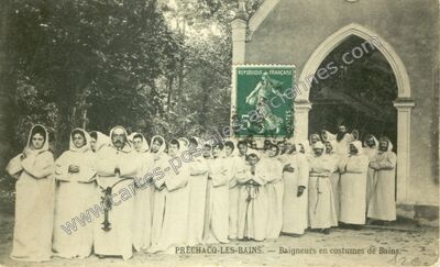 Carte postale ancienne Préchacq-les-Bains