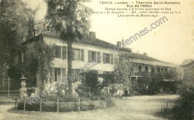 Carte postale ancienne Tercis — Tercis-les-Bains (Landes)