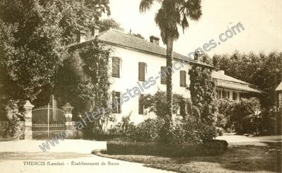 Carte postale ancienne Tercis — Tercis-les-Bains (Landes)