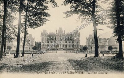 Carte postale ancienne Chateau de la Gaudiniere — La Ville-aux-Clercs (Loir-et-Cher)