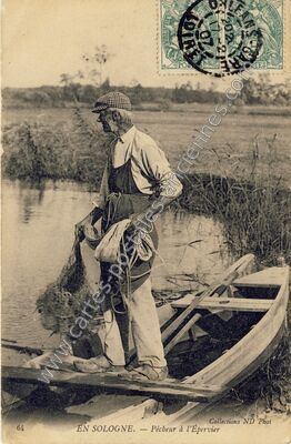 Carte postale ancienne En Sologne — Non Localisée (Loir-et-Cher)