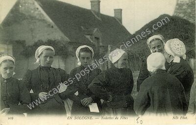 Carte postale ancienne En Sologne — Non Localisée (Loir-et-Cher)
