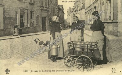 Carte postale ancienne Types du Centre — Non Localisée (Loir-et-Cher)
