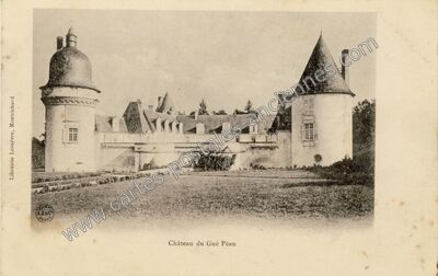 Carte postale ancienne Gue Pean — Lisle (Loir-et-Cher)