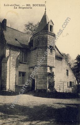 Carte postale ancienne La Seigneurie — Bourré (Loir-et-Cher)