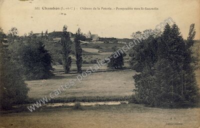 Carte postale ancienne Chambon — Chambon-sur-Cisse (Loir-et-Cher)
