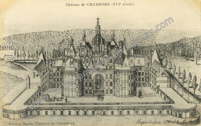 Carte postale ancienne Chambord ch — Chambord (Loir-et-Cher)
