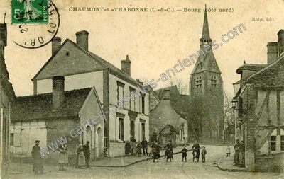 Carte postale ancienne Bourg (côté nord) — Chaumont-sur-Tharonne (Loir-et-Cher)