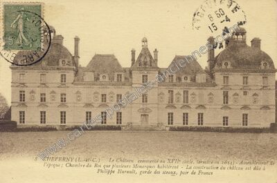 Carte postale ancienne Chateau de Cheverny — Cheverny (Loir-et-Cher)