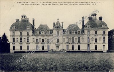 Carte postale ancienne Chateau de Cheverny — Cheverny (Loir-et-Cher)