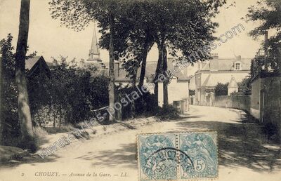 Carte postale ancienne Chouzy — Chouzy-sur-Cisse (Loir-et-Cher)